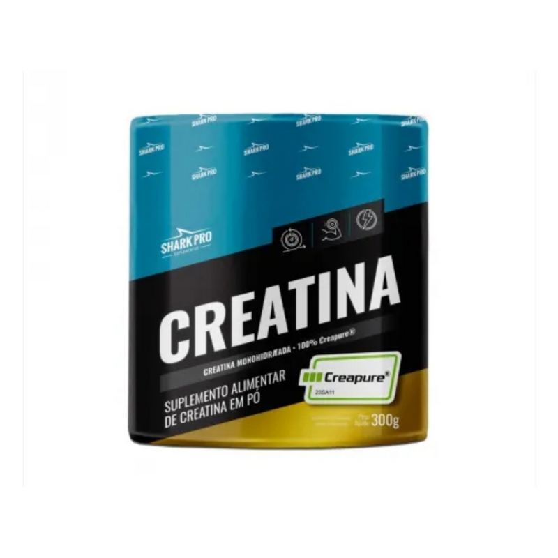 Creatina Shark Pro 300g Selo Creapure