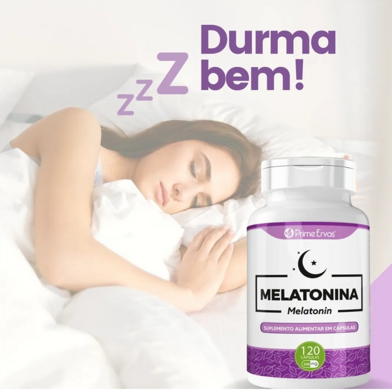 Melatonina 210mcg 120 Cápsulas Prime Ervas