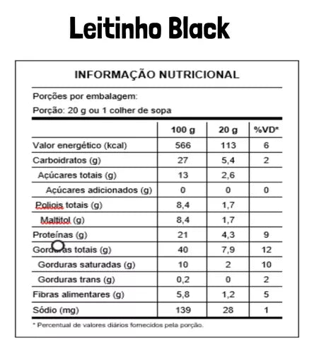 Pasta De Amendoim La Ganexa 1kg Sabor Leitinho Black