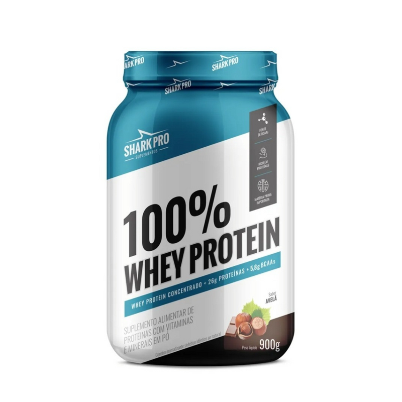 Whey 100% Concentrado Shark Pro 900g