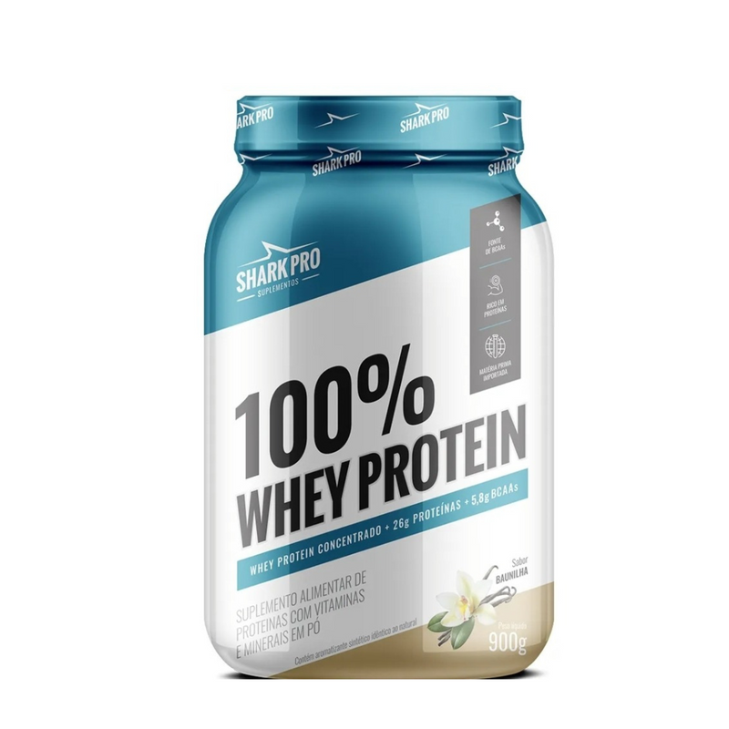 Whey 100% Concentrado Shark Pro 900g