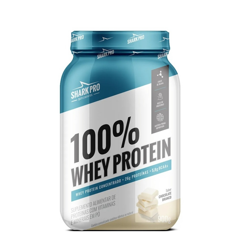 Whey 100% Concentrado Shark Pro 900g