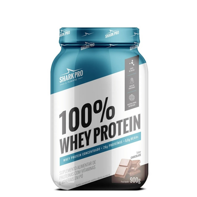 Whey 100% Concentrado Shark Pro 900g