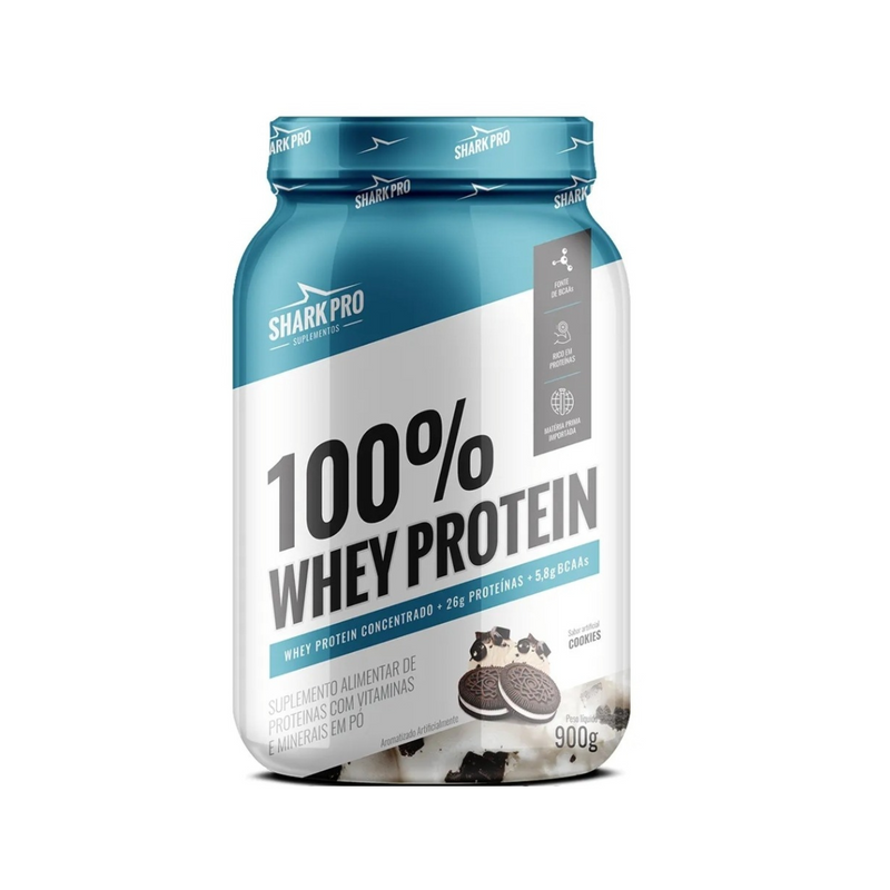 Whey 100% Concentrado Shark Pro 900g