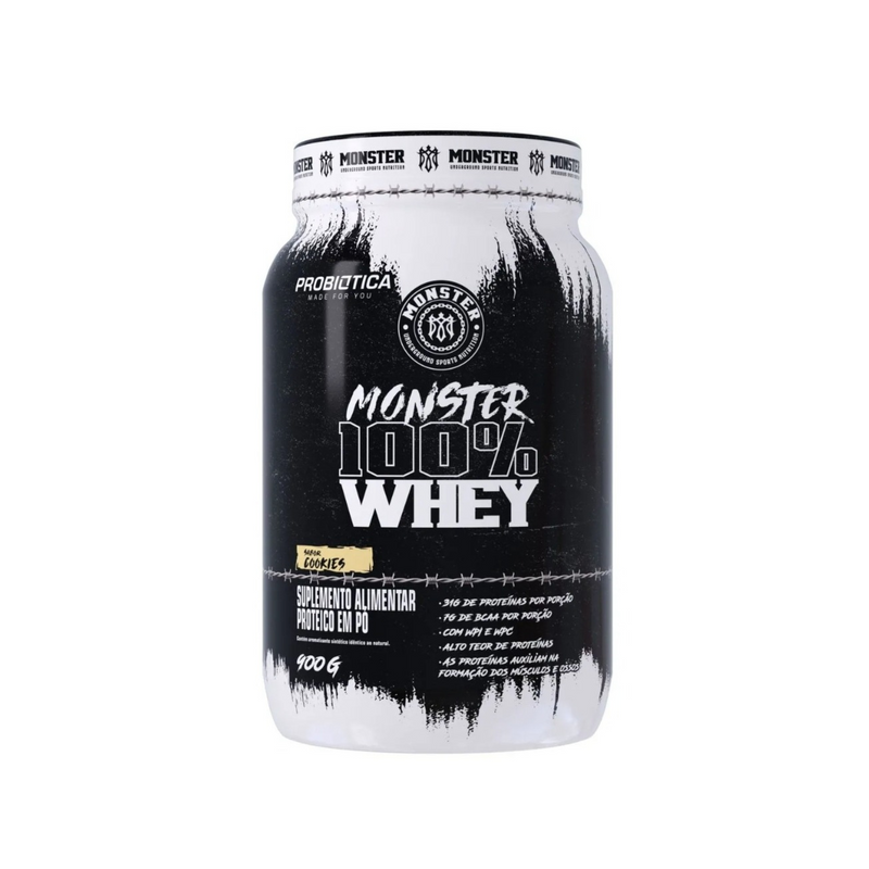 Monster 100% Whey 900g  Probiótica