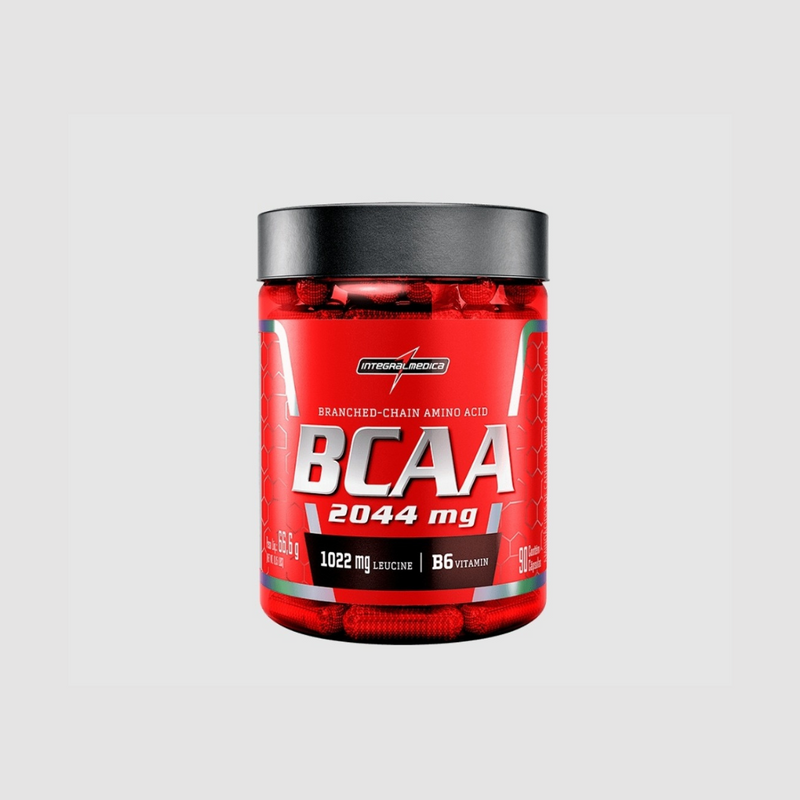 Bcaa Integralmedica 2044 mg 90 Cápsulas - Suplemente.c