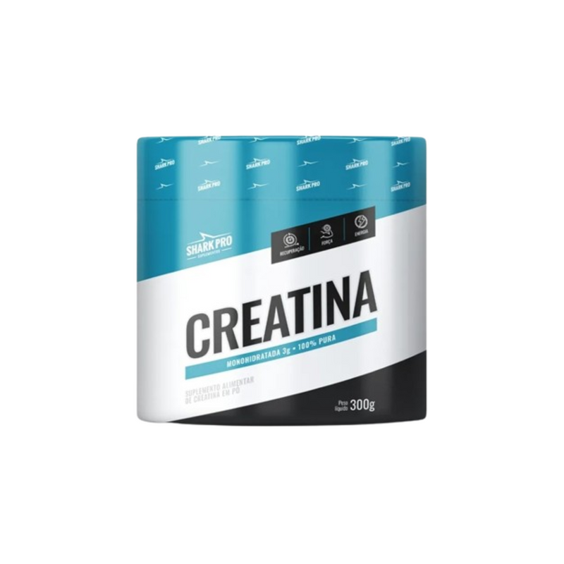 Creatina Shark Pro 100% Pura 300g