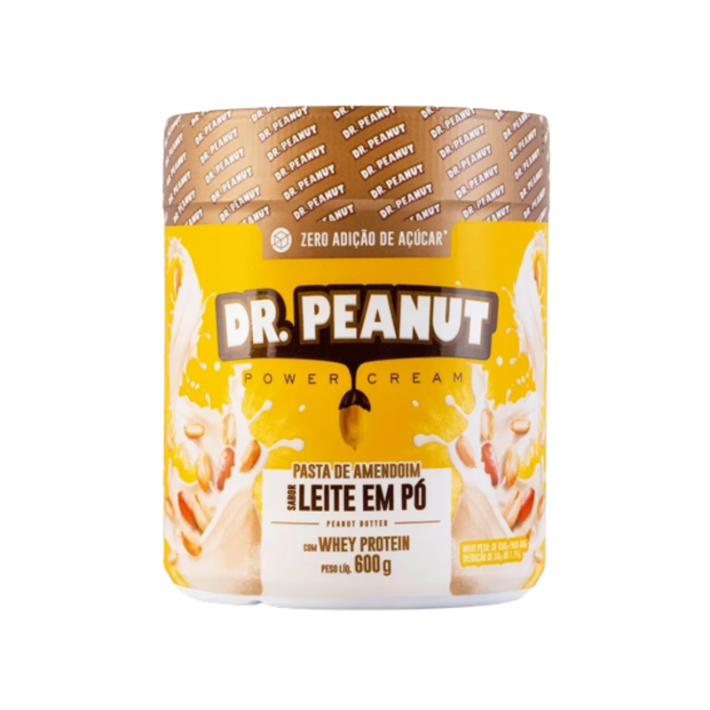 Pasta De Amendoim Dr. Peanut 600g Leite Em Pó