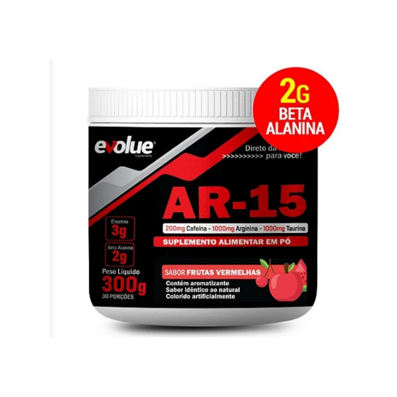 Pré treino Evolue Supplements AR-15 300g - Suplemente.c