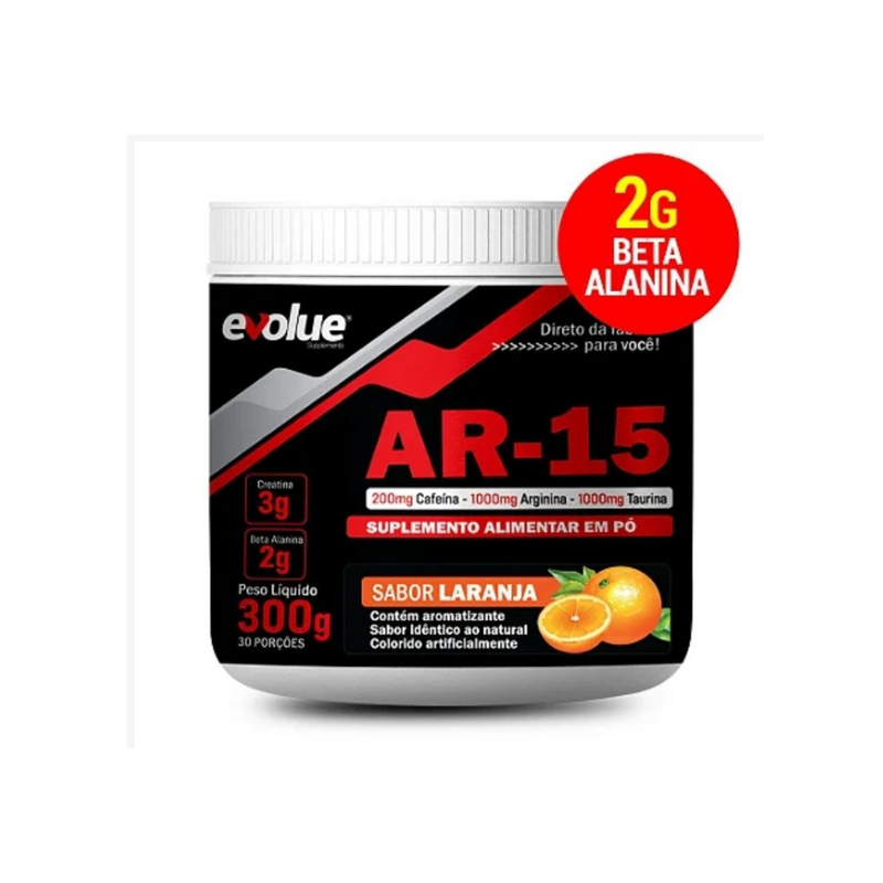 Pré treino Evolue Supplements AR-15 300g - Suplemente.c