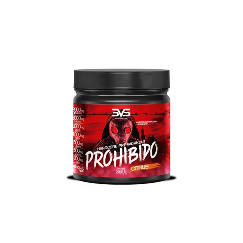 Pré Treino Prohibido 3VS Nutrition 300g - Suplemente.c