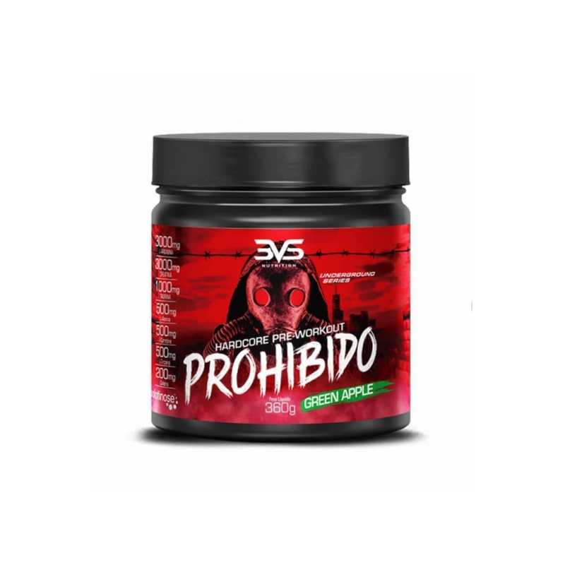 Pré Treino Prohibido 3VS Nutrition 300g - Suplemente.c