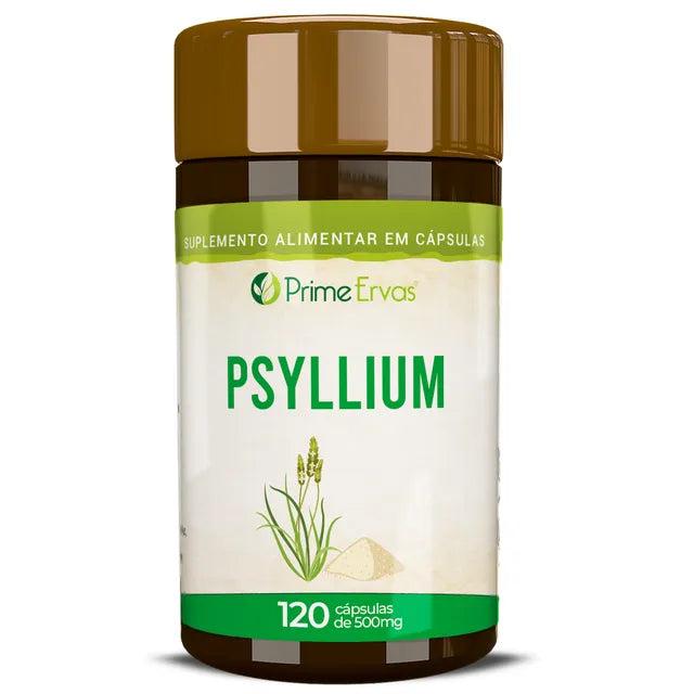 Psyllium 120 Cápsulas de 500mg Prime Ervas