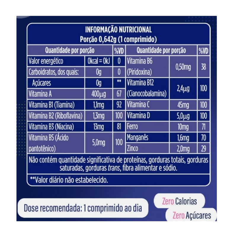 Vitamina Neo Química 60 Cápsulas - Suplemente.c