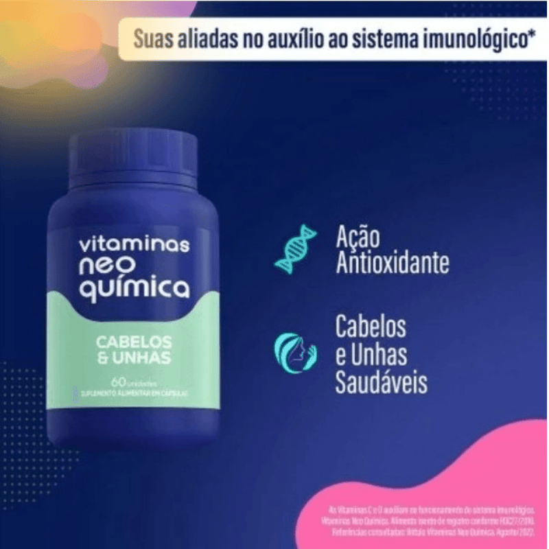 Vitamina Neo Química 60 Cápsulas - Suplemente.c
