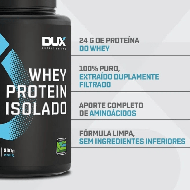 Whey Protein Dux Isolado 900g - Suplemente.c