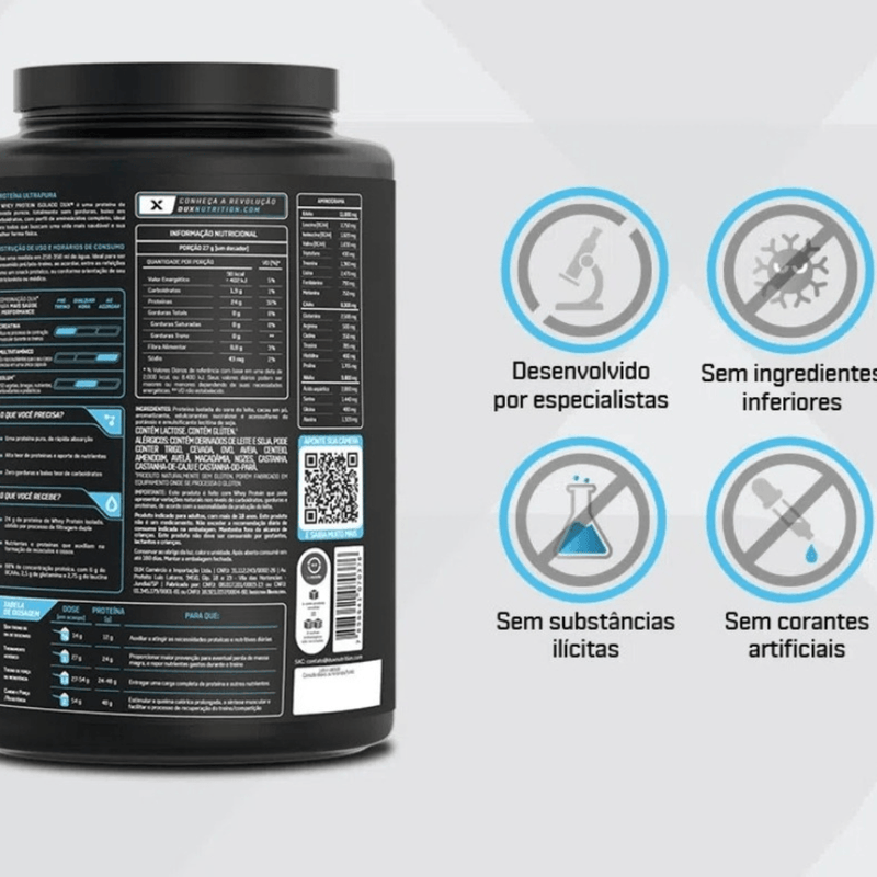 Whey Protein Dux Isolado 900g - Suplemente.c