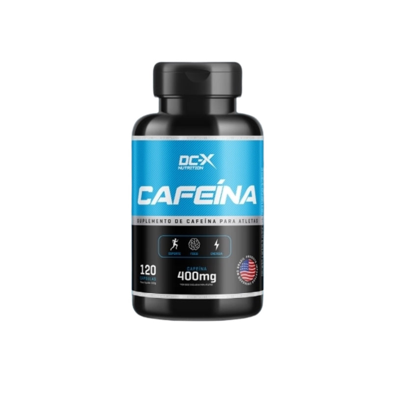 Cafeína 100% Pura Dcx 120 Cápsulas - Suplemente.c